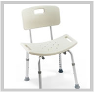 Care Guard Tool-less Shower Chair with Back